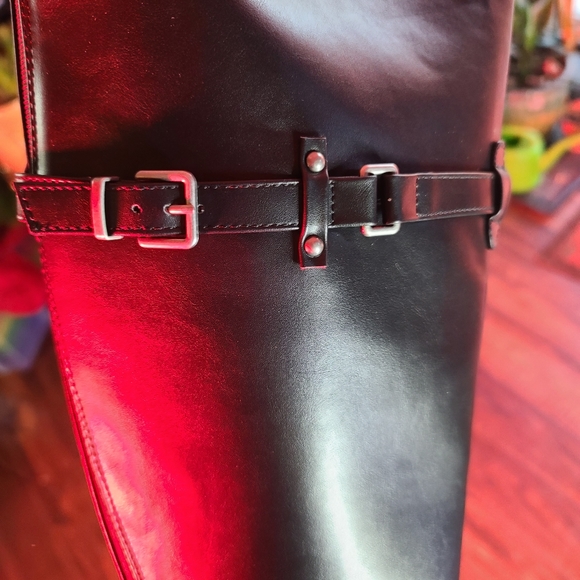 TOETOS women's fashion riding boots 8.5 black - Picture 2 of 6